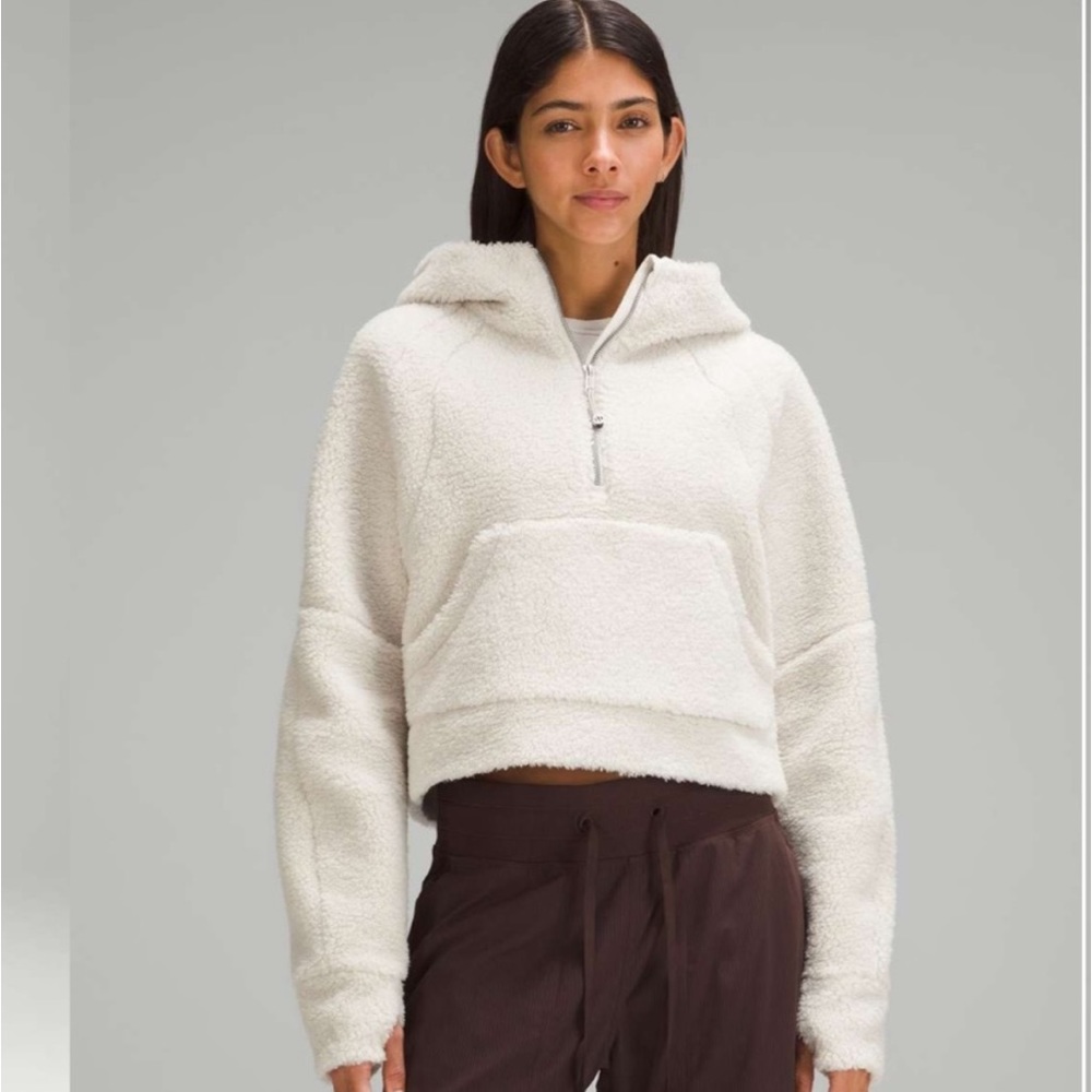 Lululemon Half Zip Scuba Sherpa Hoodie